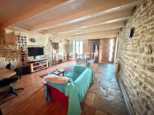 MAISON EN PIERRE 3 CHAMBRES PORCHE ET COURS A CHENAY !