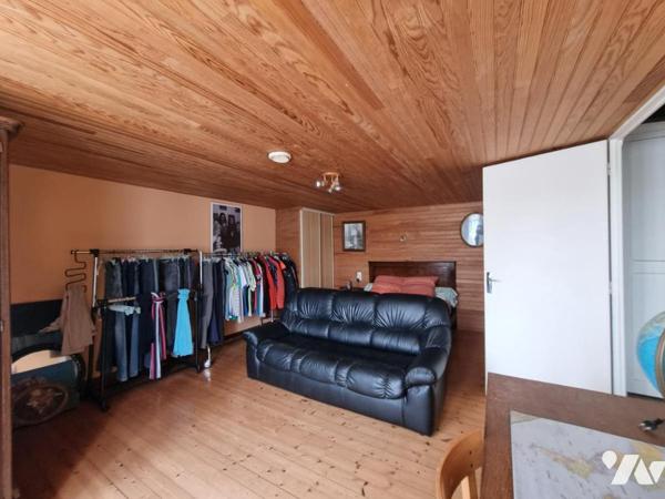 Maison +dépendances et bois