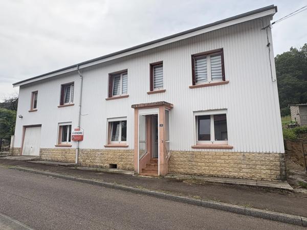 Maison à vendre 4 pièces VAUX WARNIMONT (54)