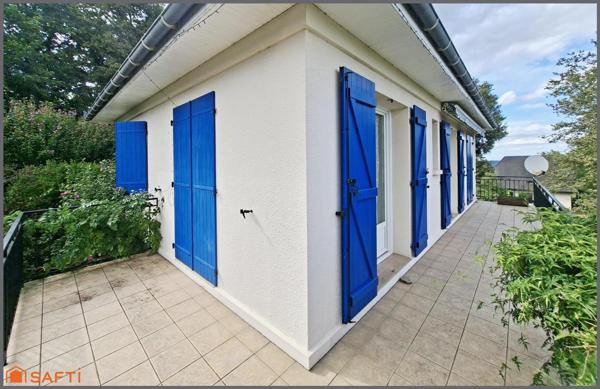 MAISON AVEC VUE DÉGAGÉE, JARDIN ARBORÉ ET ESPACES EN REZ-DE-JARDIN