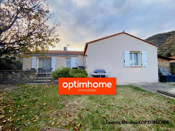 Maison 4 faces de plain pieds proche Prades (66)