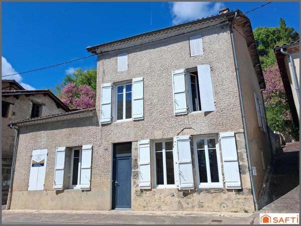 Maison en pierre 103m2 sur parcelle 250m2