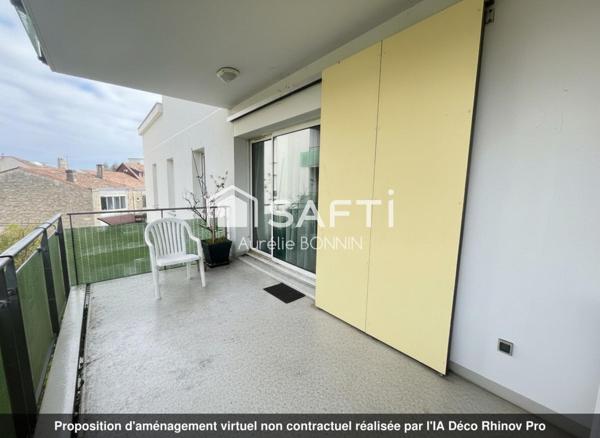 Superbe T4 de 90m² avec deux parkings sécurisés en sous sol et un cellier