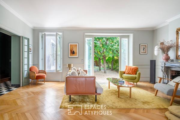 Maison de maître du XIXème sur les bords de Marne à Créteil village