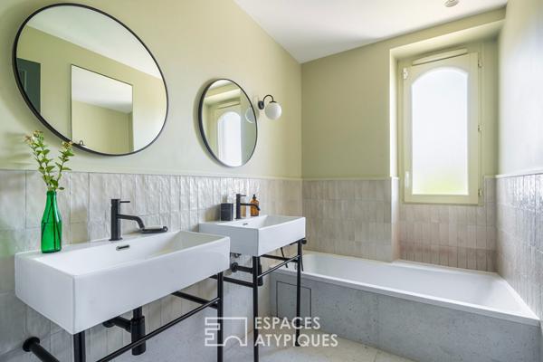 Maison de maître du XIXème sur les bords de Marne à Créteil village