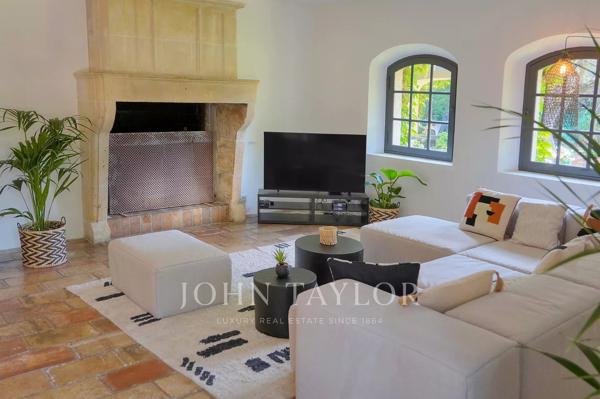Mas provençal rénové à louer à Mougins - 4 chambres + annexe - Domaine privé
