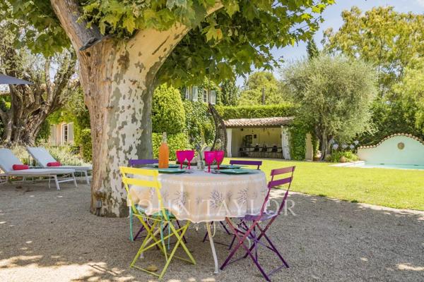 Mas provençal rénové à louer à Mougins - 4 chambres + annexe - Domaine privé
