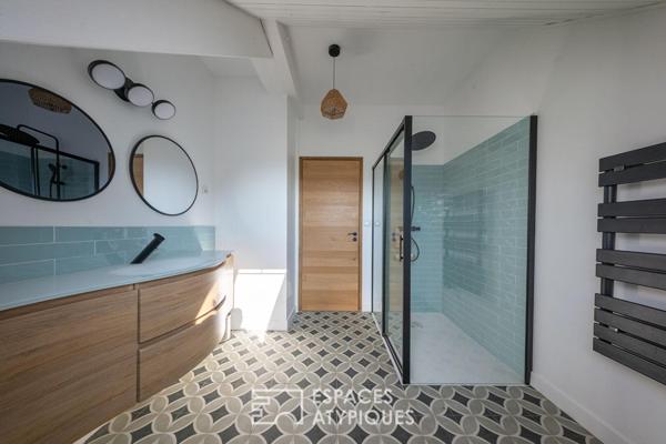 Villa contemporaine en bois et son domaine équestre d’exception