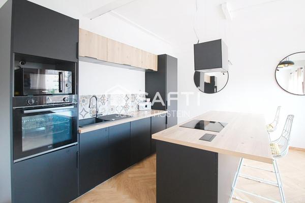 Bel appartement rénové de 88m2 avec garage, grenier, remise et jardinet