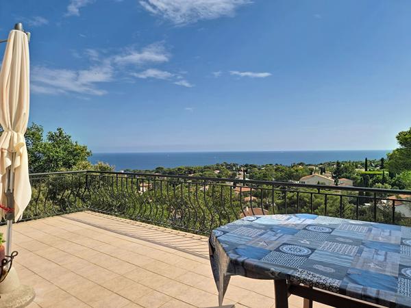 Saint-Aygulf, maison vue mer 4 chambres piscine atelier calme absolu