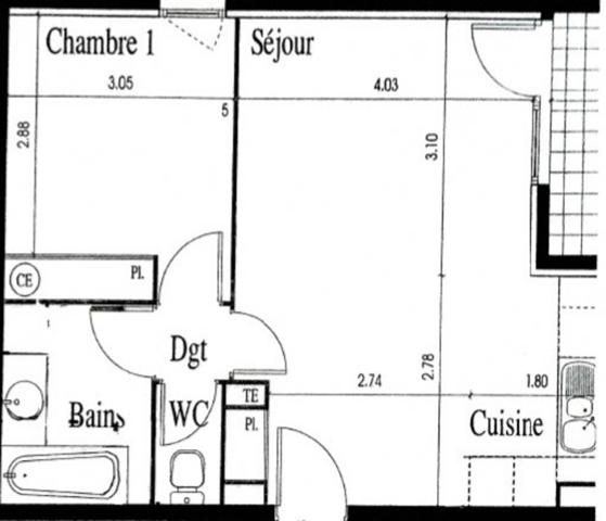 ISTRES – À 500 M DU CENTRE-VILLE – T2 AVEC TERRASSE, CLIMATISATION ET PARKING  ! T2. 2 PIECES (13)