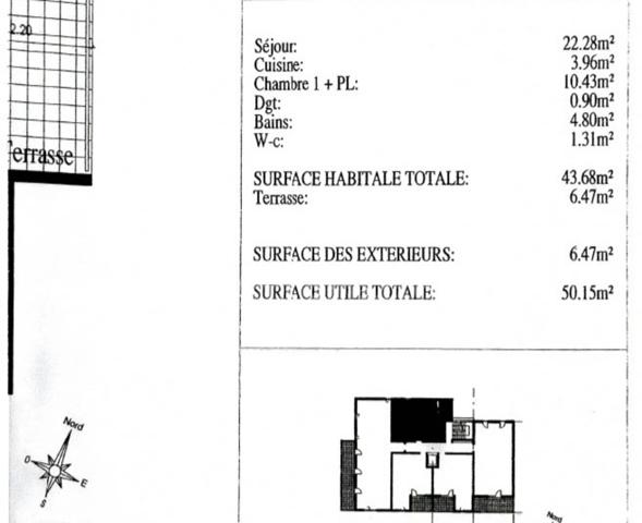 ISTRES – À 500 M DU CENTRE-VILLE – T2 AVEC TERRASSE, CLIMATISATION ET PARKING  ! T2. 2 PIECES (13)