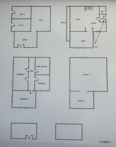Saint-Affrique (12400) Maison village T4 rénovée 2020 au calme
