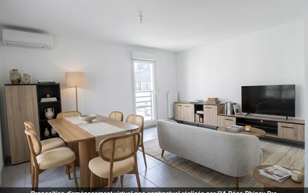 Appartement à vendre    3 pièces • 63 m2 Marseille 10