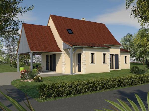 Maison neuve avec 3 chambres