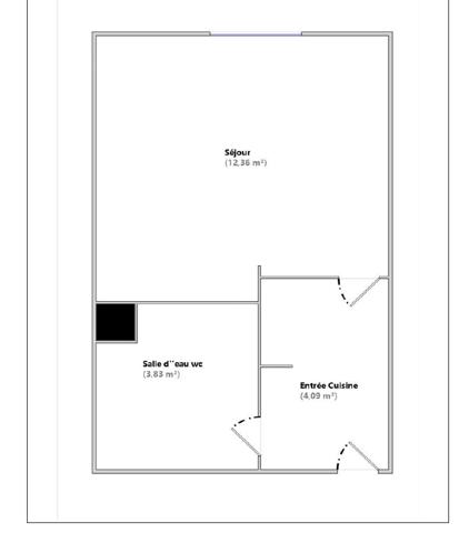 Appartement 1 pièce - 21 m²
