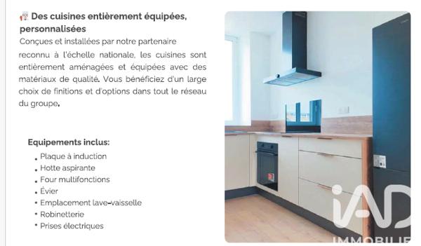 Appartement à vendre 2 pièces 43 m² Morlaix
