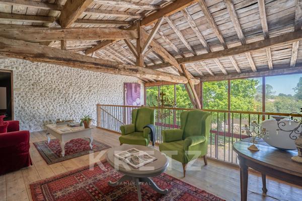 Maison de maître avec gîte et chambres d'hôtes à 40' de Bordeaux