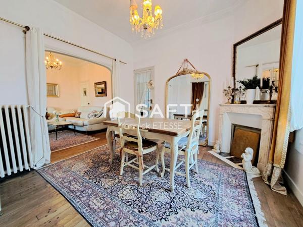 MÉRIEL – Demeure de caractère 165 m2, 5 chambres, 557 m² de terrain, gare ligne H à 7 mns à pied.
