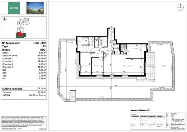 Appartement à vendre 5 pièces 108 m² Chartres