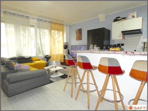 Appartement T2 de 43 m2 situé au rdc et à 500 m de la gare
