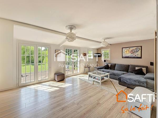 Maison familiale avec beau jardin, vue dégagée et sans vis-à-vis