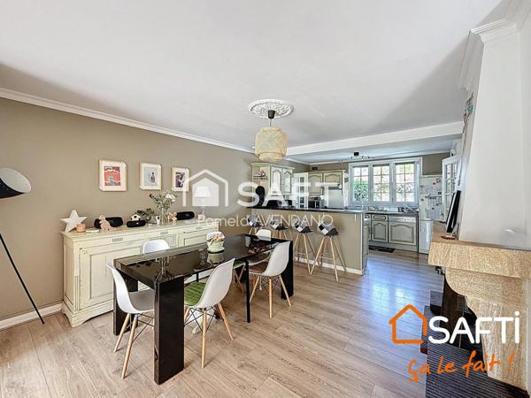 Maison familiale avec beau jardin, vue dégagée et sans vis-à-vis