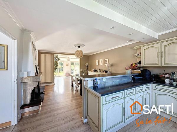 Maison familiale avec beau jardin, vue dégagée et sans vis-à-vis