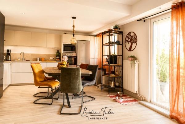 Comme une maison ! Appartement 4 pièces, contemporain avec jardin privatif de 530 m², parking, Aix-en-Provence, Résidence,