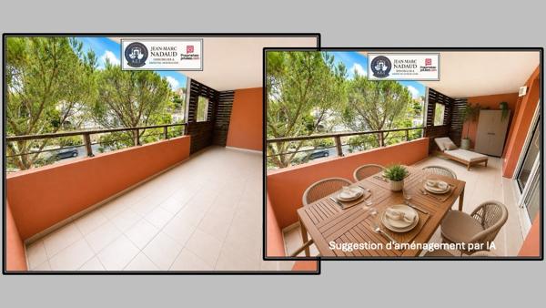 Appartement 3 pièces de 77,15 m² avec terrasse + garage, plages à pied
