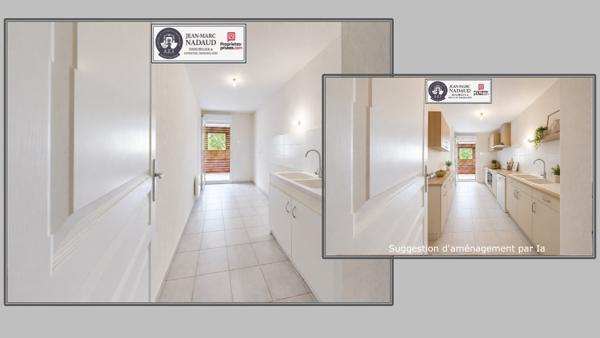 Appartement 3 pièces de 77,15 m² avec terrasse + garage, plages à pied