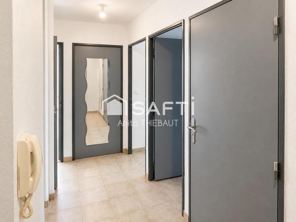 T3 X m² avec balcon, ascenseur et parking