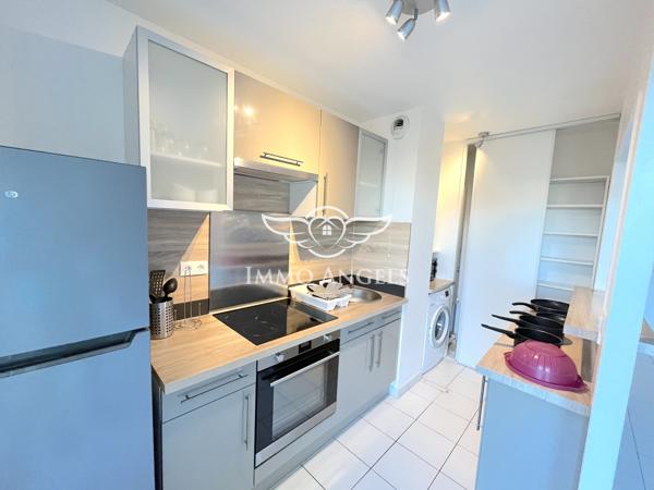 Appt T2 meublé avec balcon, piscine et parking
