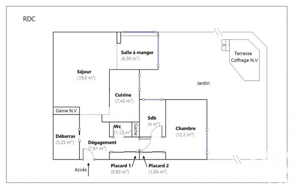 Appartement à vendre 2 pièces 66 m² Beauchamp