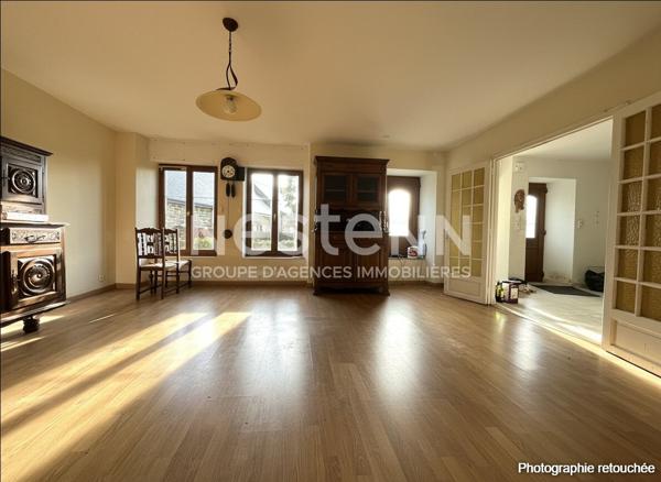 Maison à vendre, Monterblanc, potentiel de 170 m² avec 1000 m² de terrain.