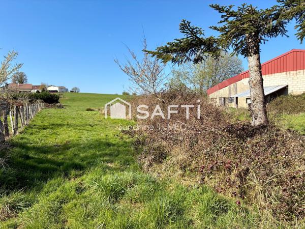 Hangar de 200 m² sur terrain constructible de plus de 4 000 m²