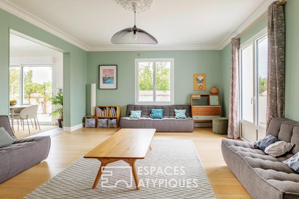 Lumière et fluidité : une maison de famille entièrement réinventée