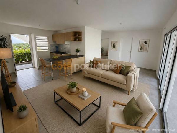 Vente
                Appartement57,6 m² - 3 Pièces -
                    SAINTE ANNE (97180)