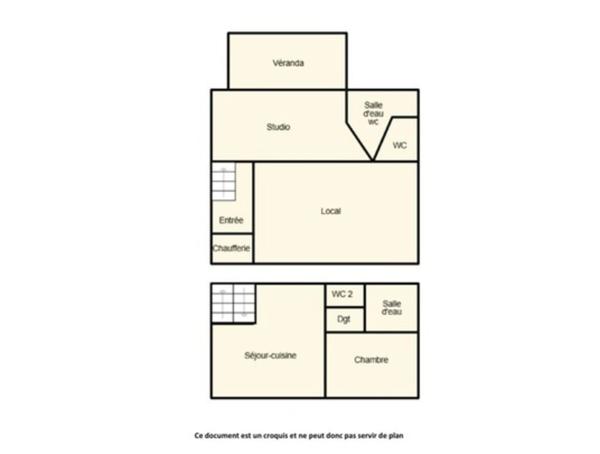 Immeuble à vendre BENODET (29) un commerce et deux appartements jardin