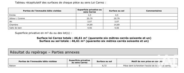 Appartement à vendre 2 pièces 47 m² Bobigny