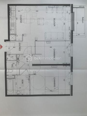 Appartement de 58 m²