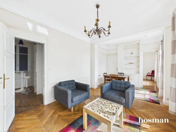 Appartement 3 pièces 2 chambres de 59 m² - Quai Louis Blériot, balcon, lumineux, sud-est