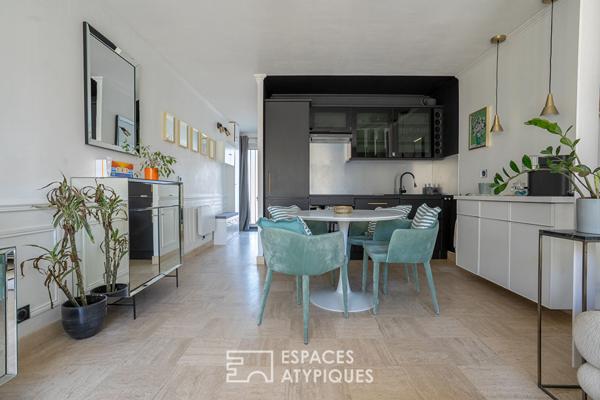 Appartement meublé de standing avec terrasse à 500 m des plages