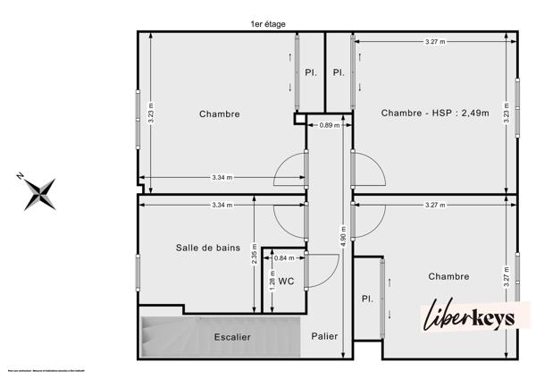 Caluire-et-Cuire – Vernay | Maison de ville 93 m² – 3 chambres – jardin - 1 box & 1 place de stationnement.