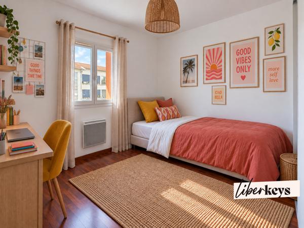 Caluire-et-Cuire – Vernay | Maison de ville 93 m² – 3 chambres – jardin - 1 box & 1 place de stationnement.