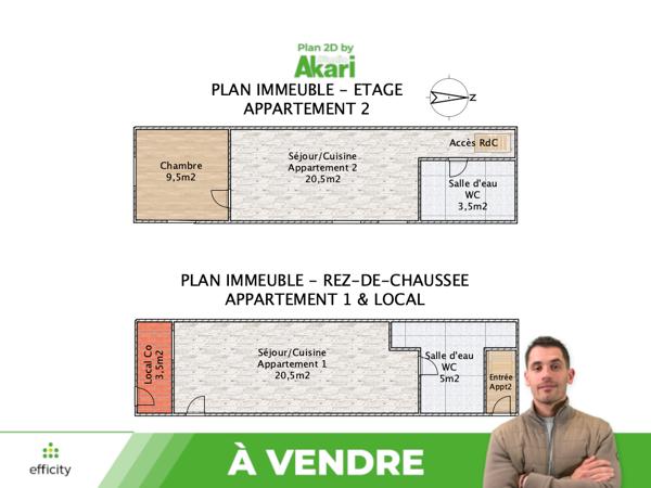 Immeuble
         4 pièces
        - 67 m² Exclusivité 117 000 € *