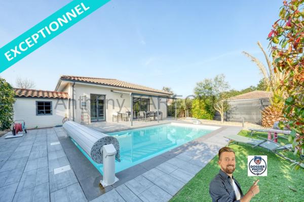 Maison récente 2017, piscine, 4 ch, 3 SDB – Léon