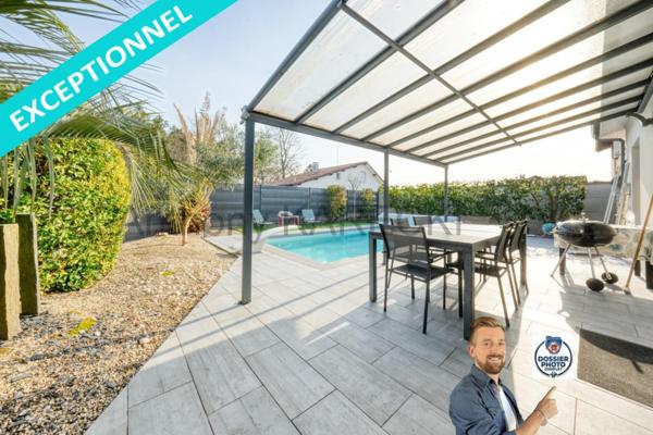 Maison récente 2017, piscine, 4 ch, 3 SDB – Léon