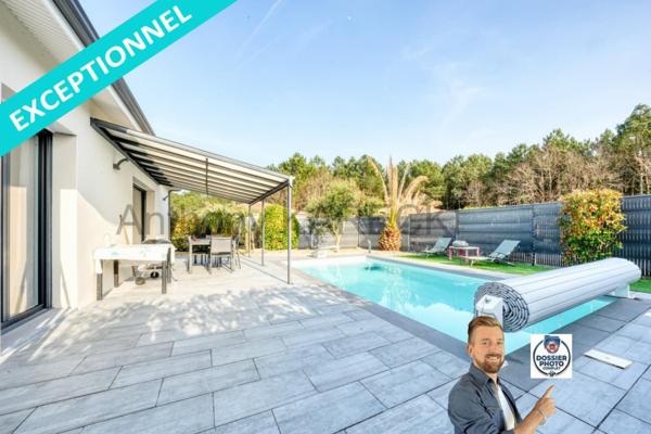 Maison récente 2017, piscine, 4 ch, 3 SDB – Léon