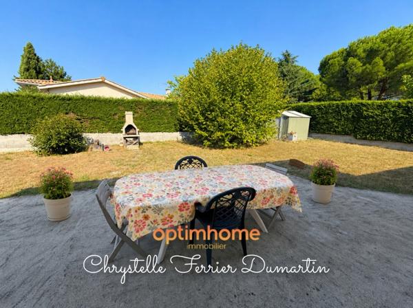 Maison de plain-pied - 110 m2 - 4 chambres - Parcelle 613 m2